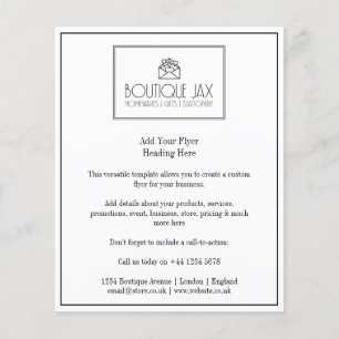 Your Logo Simple White Flyer