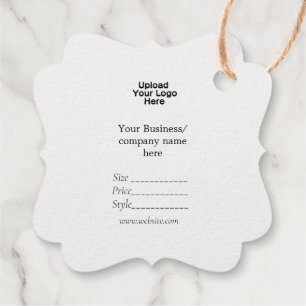 Your logo  social media QR code Price tags