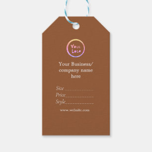 Your logo social media QR code Price tags