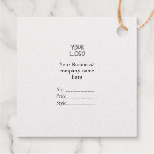 Your logo social media QR code Price tags