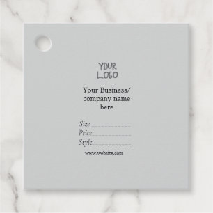 Your logo social media QR code Price tags