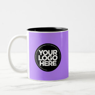 Your Logo Special Colours Purple Mugs Template