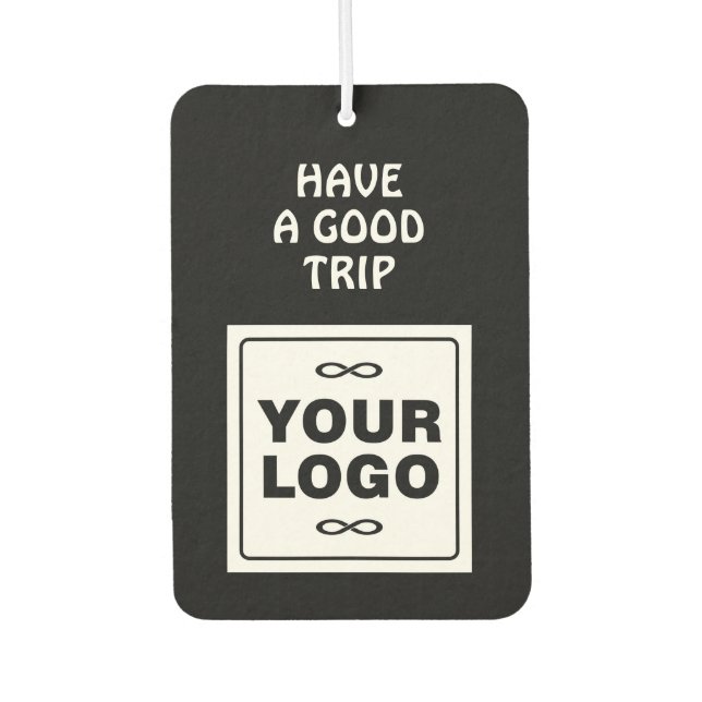 Your Logo - Square - Background WHITE + QR code Car Air Freshener (Front)