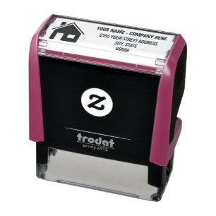 Your Logo Stam Name Address Personalised Self-inking Stamp