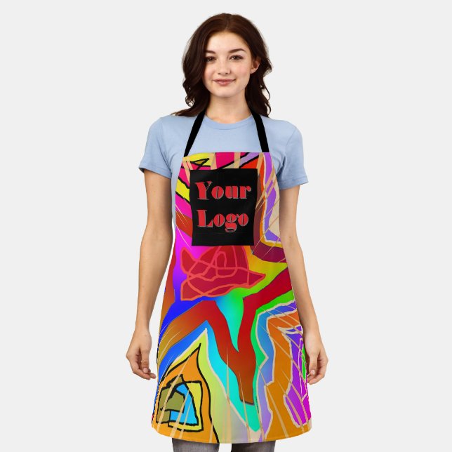 Your Logo Star  Apron (Worn)