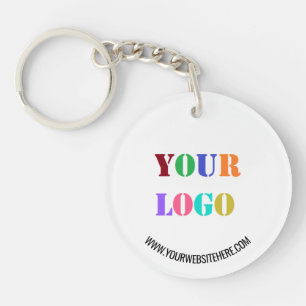 Your Logo Text Business Promotional Keychain Gift