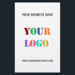 Your Logo Text Promotional Business Flyer Template<br><div class="desc">Custom Fonts and Colours - Design Your Own Personalised Flyer with Your Company Logo and Name Website or Custom Text Promotional Business Flyers / Marketing Materials - Add Your Logo / Image - Photo or QR Code / and Text / Information - Resize and move elements with Customisation tool. Choose...</div>