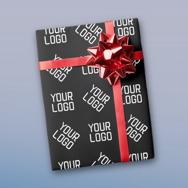 Your Logo | Unique Alternating Logo or Design Wrapping Paper (Creator Uploaded)