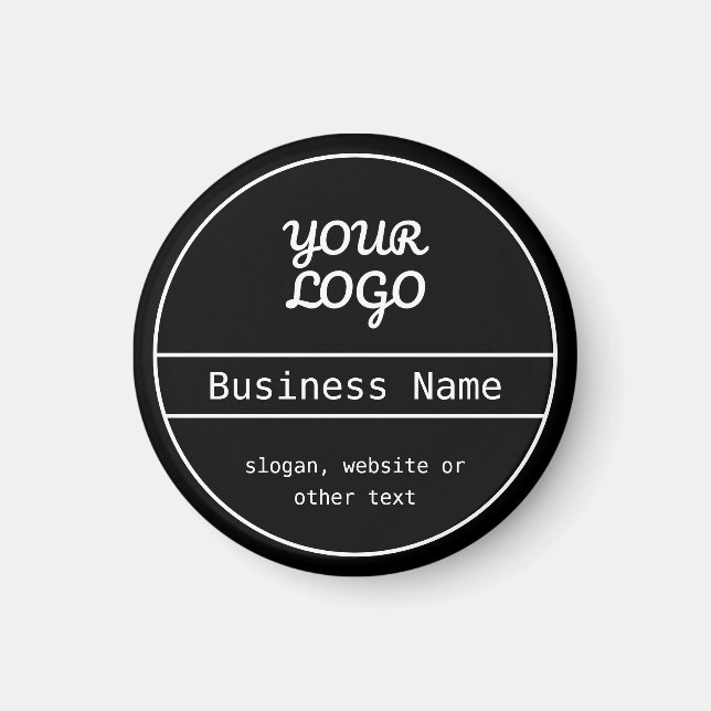 Your Logo | Unique Editable Business Design Magnet (Front)