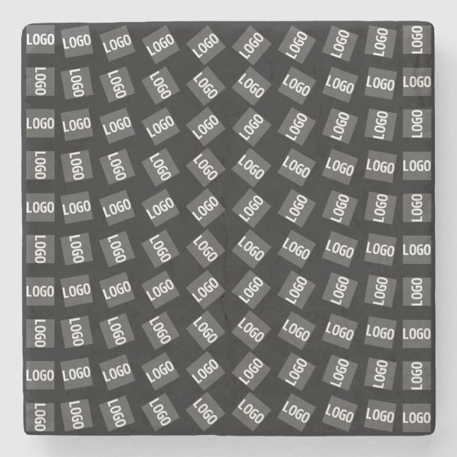 Your Logo | Unique Logo, Design or Image Pattern  Stone Coaster (Front)
