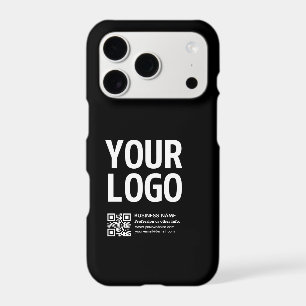 Your Logo w/Editable QR code & Text
