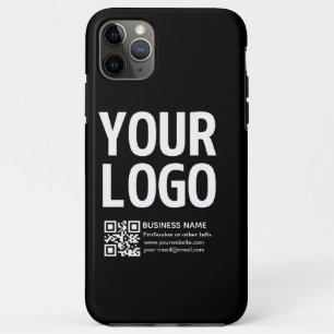 Your Logo w/Editable QR code & Text iPhone 11 Pro Max Case