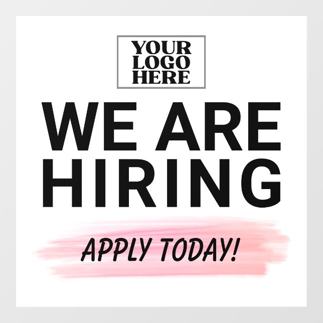 Your Logo We Are Hiring Apply Today Business (Sheet)