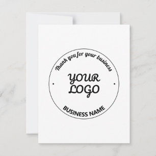 Your Logo with Editable Thank You & Business Name