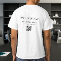 Your Long Business Company Logo QR Code Scan Text