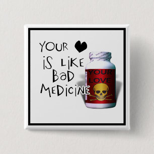 Your Love is like.... 15 Cm Square Badge