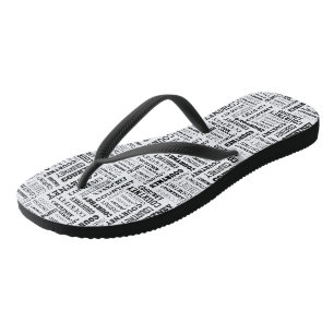 Your (Medium Length) Name is All Over These Thongs