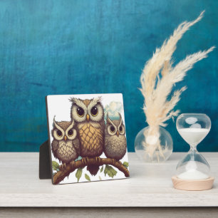 Your Memories with Owl-Inspired Whimsy Plaque