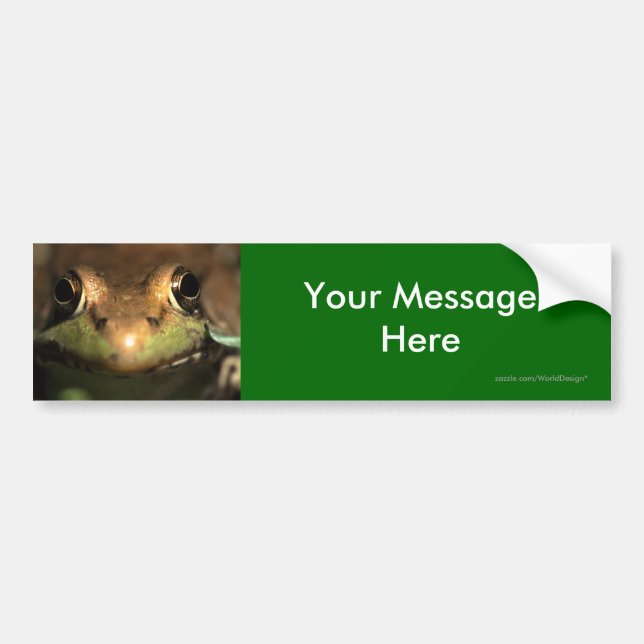 Your Message Bumper Sticker (Front)