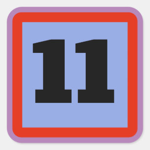 YOUR MESSAGE, edit text, Square Sticker