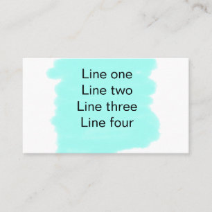 Your message here add text name monogram green business card