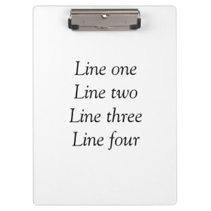 Your message here add text name monogram image quo clipboard