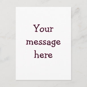 Your message here add text name monogram image quo holiday postcard