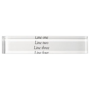 Your message here add text name monogram image quo nameplate