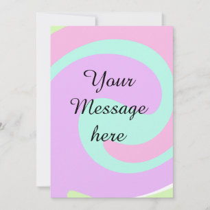 Your message here add text name monogram pink past holiday card