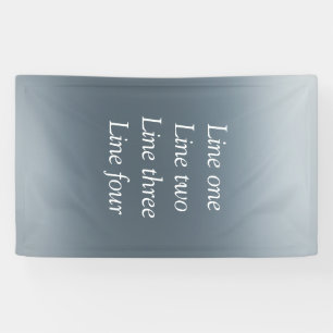 Your message here gray blue metallic background te banner