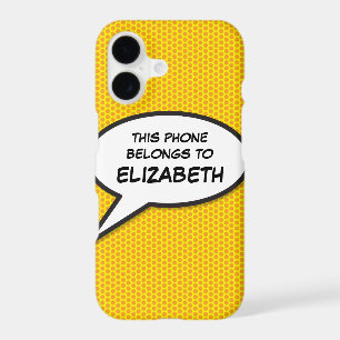 Your Message Speech Bubble Fun Retro Comic Book