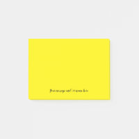 Your Message Vibrant Bright Yellow