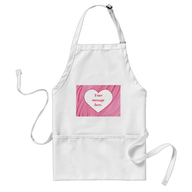 Your message White Heart Red Blends Aprons (Front)