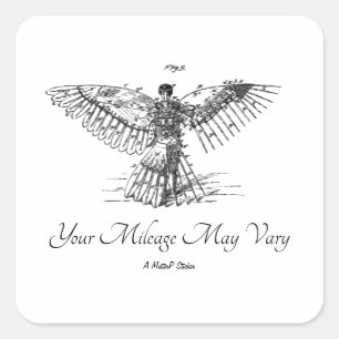 Your Mileage May Vary (Icarus) - A MisterP Sticker