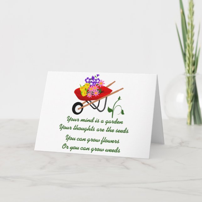 Your Mind is a Garden Card (Front)