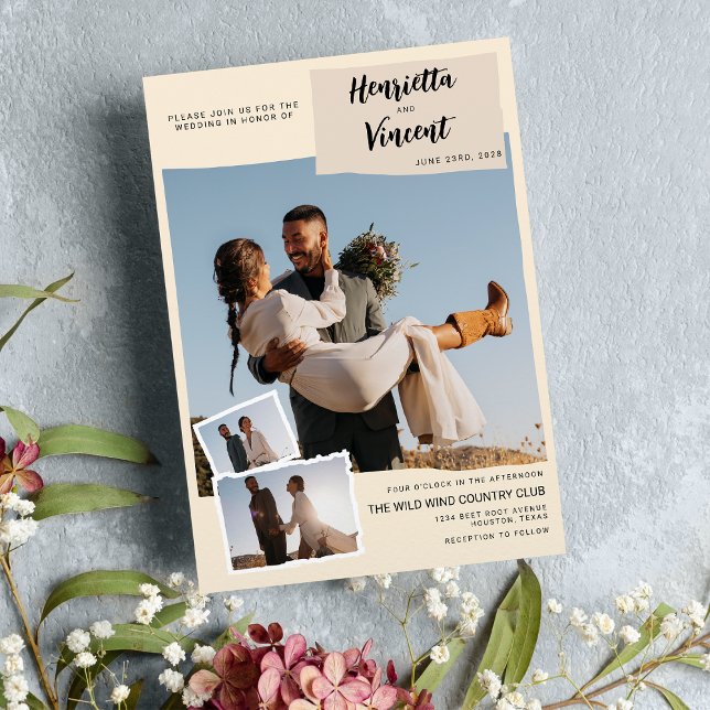 Your Moment, Your Design - Personalised Wedding Invitation (Your Moment, Your Design - Personalized Wedding)