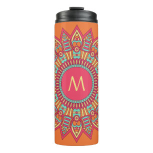 Your Monogram in a Boho Frame custom tumbler