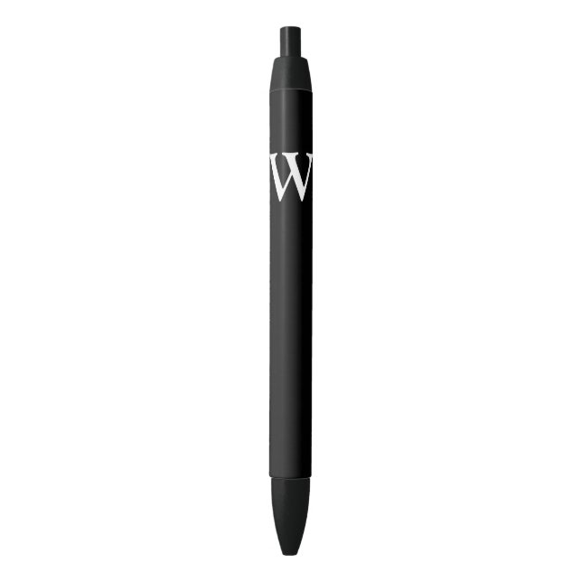 Your monogram in black&white   black ink pen (Front Vertical)