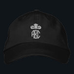 Your Monogram Personalised  Embroidered Hat<br><div class="desc">Embroidered monogrammed customisable cap easy to Personalise with your own custom monogram for FREE .. from Ricaso</div>