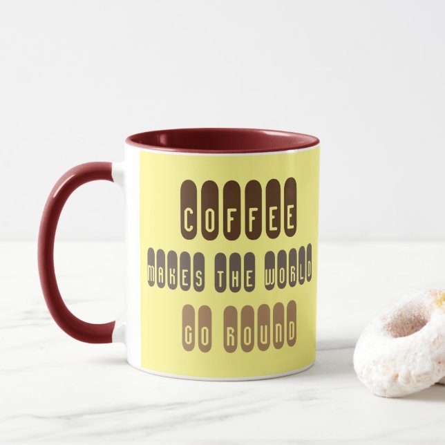 "Your Morning Lift" Combo Coffee Mug (With Donut)