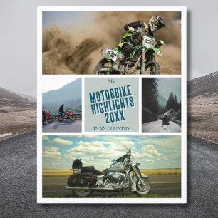Your motorbiker motor sport biker photo Postcard