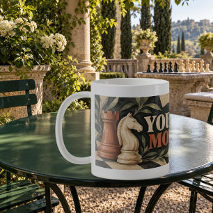 Your Move Slab Serif Chess Mug