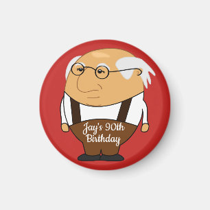 Your name* 90th Humour Birthday Magnet