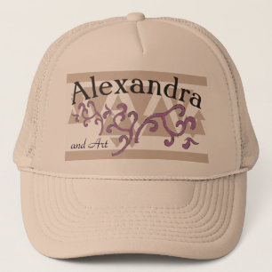 Your Name and Art Trucker Hat