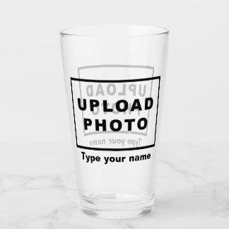 Your Name and Photo on Glass Cup