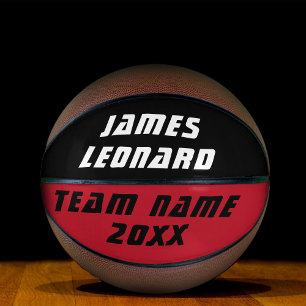 Your Name and Team Colours Personalised Basketball