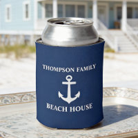 Your Name Beach House Anchor Blue