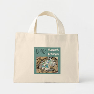 Your Name Beach Rocks tote bag Kids Beach Combing