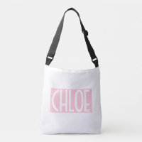 Your Name | Bold White Text on Light Pink