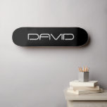 Your Name | Cool Stylised Customisable Text Skateboard<br><div class="desc">Editable name or word of your choosing.</div>